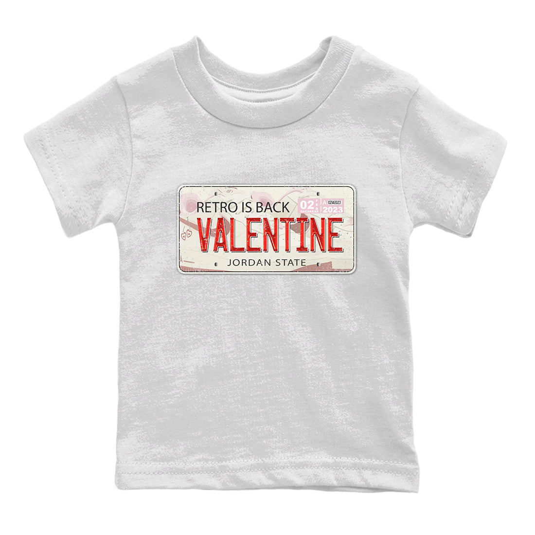 Jordan Plate Kids Tops - Air Force 1 Valentines Day