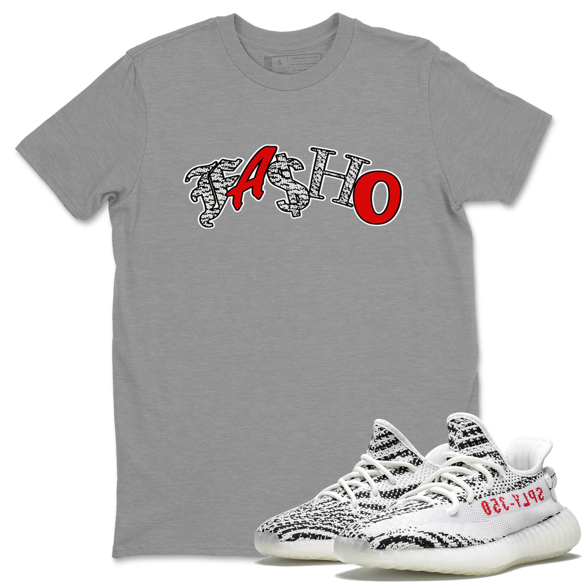 Fasho Unisex Tops - Yeezy 350 Zebra