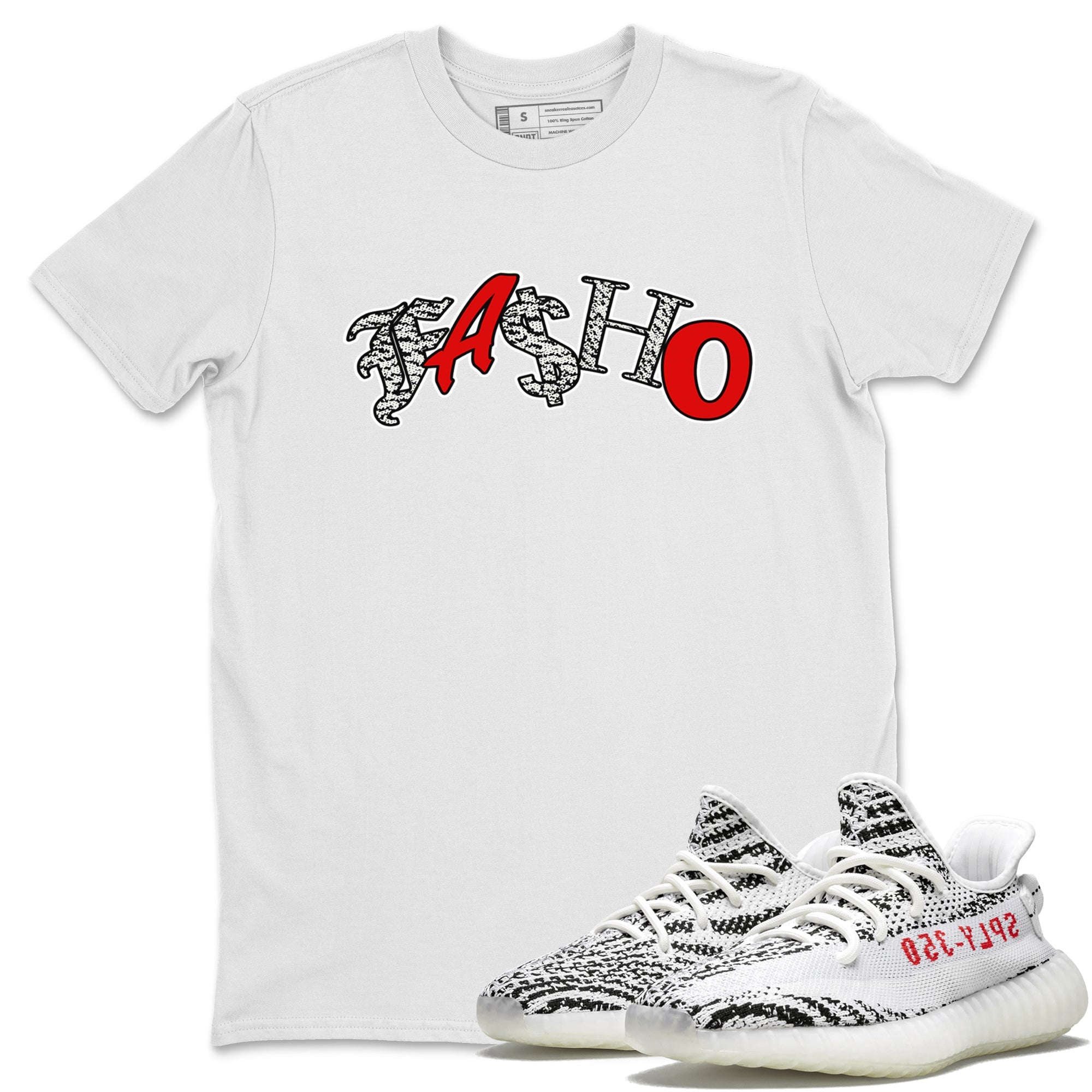Fasho Unisex Tops - Yeezy 350 Zebra