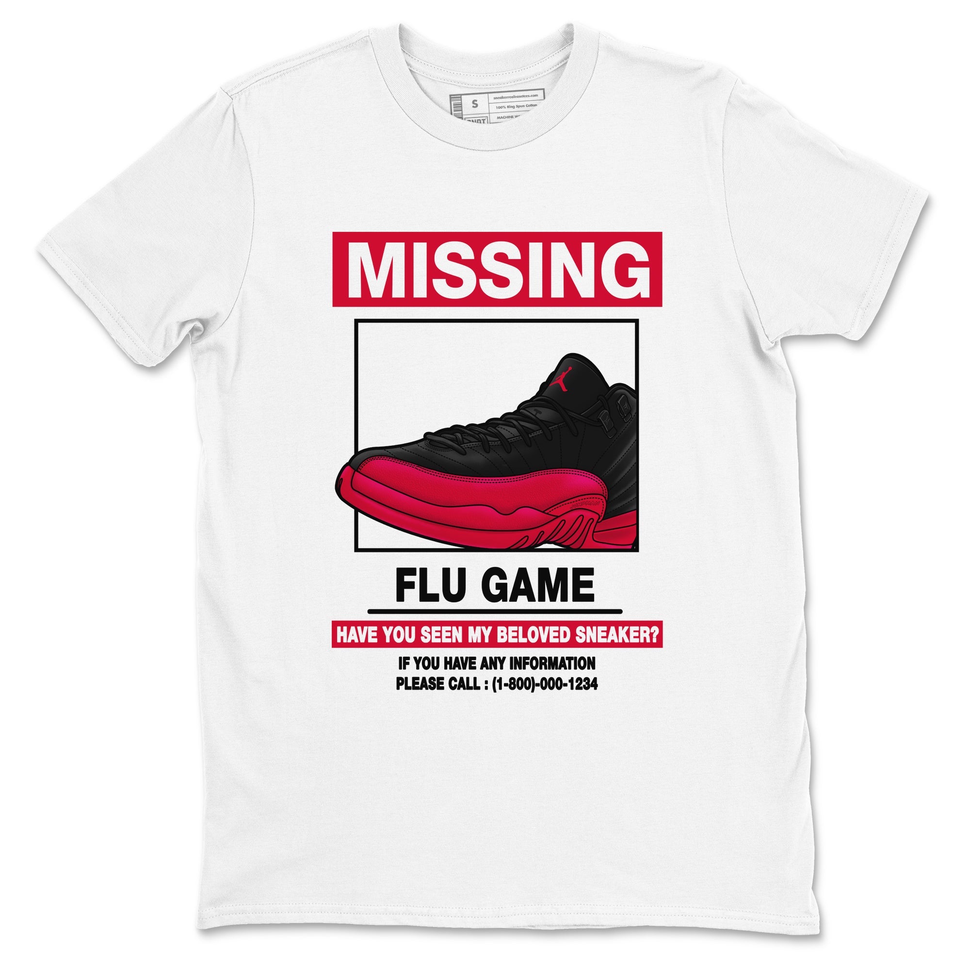 Missing snkmatch snkmatch Tees - Air Jordan 12 Flu Game