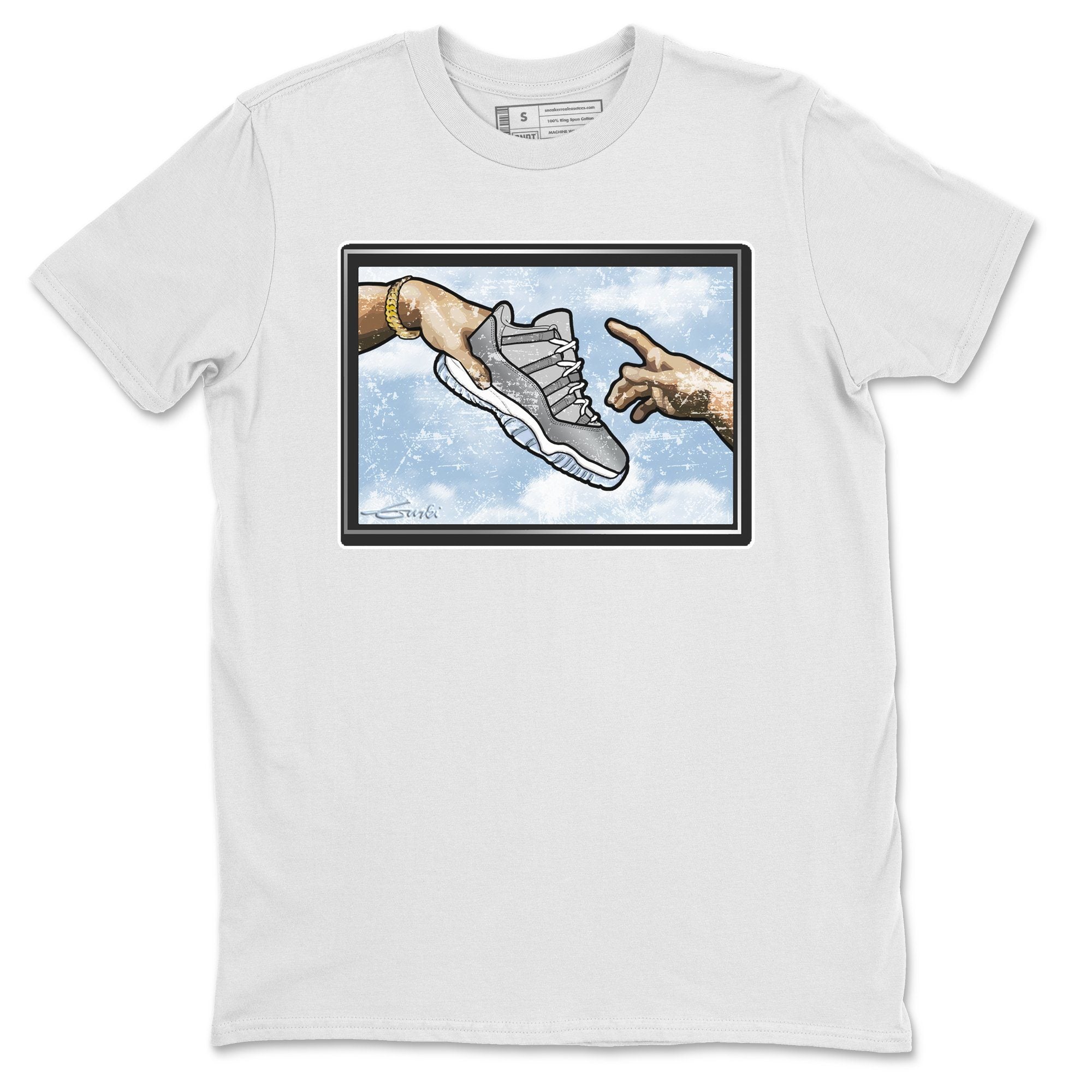 Adam's Creation Unisex Tops - Air Jordan 11 Cool Grey