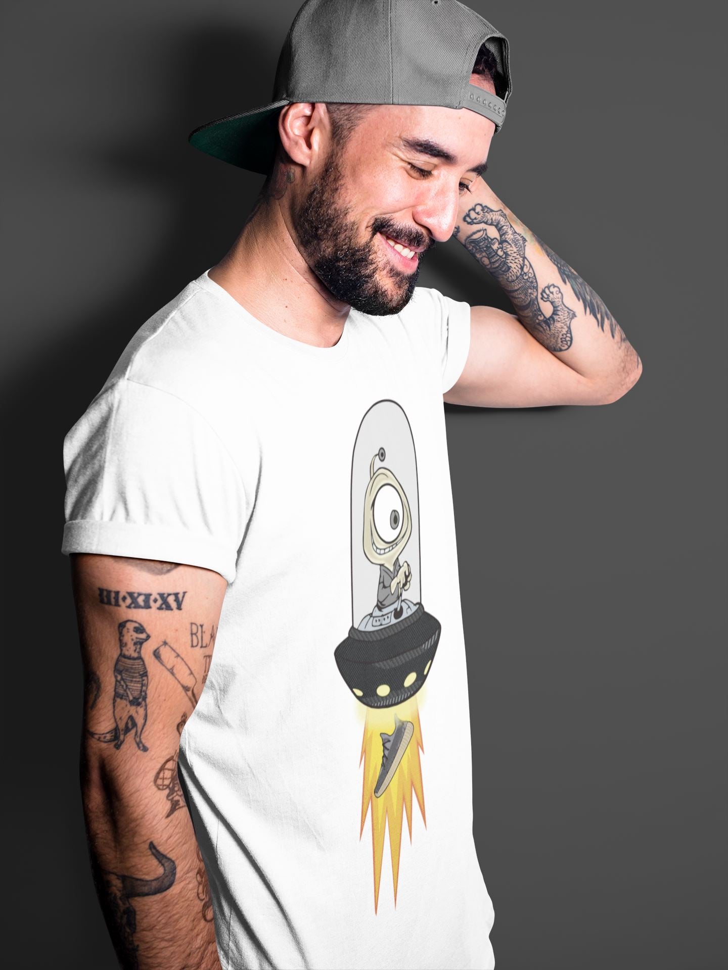 Alien Unisex Tops - Yeezy 350 Carbon Asriel