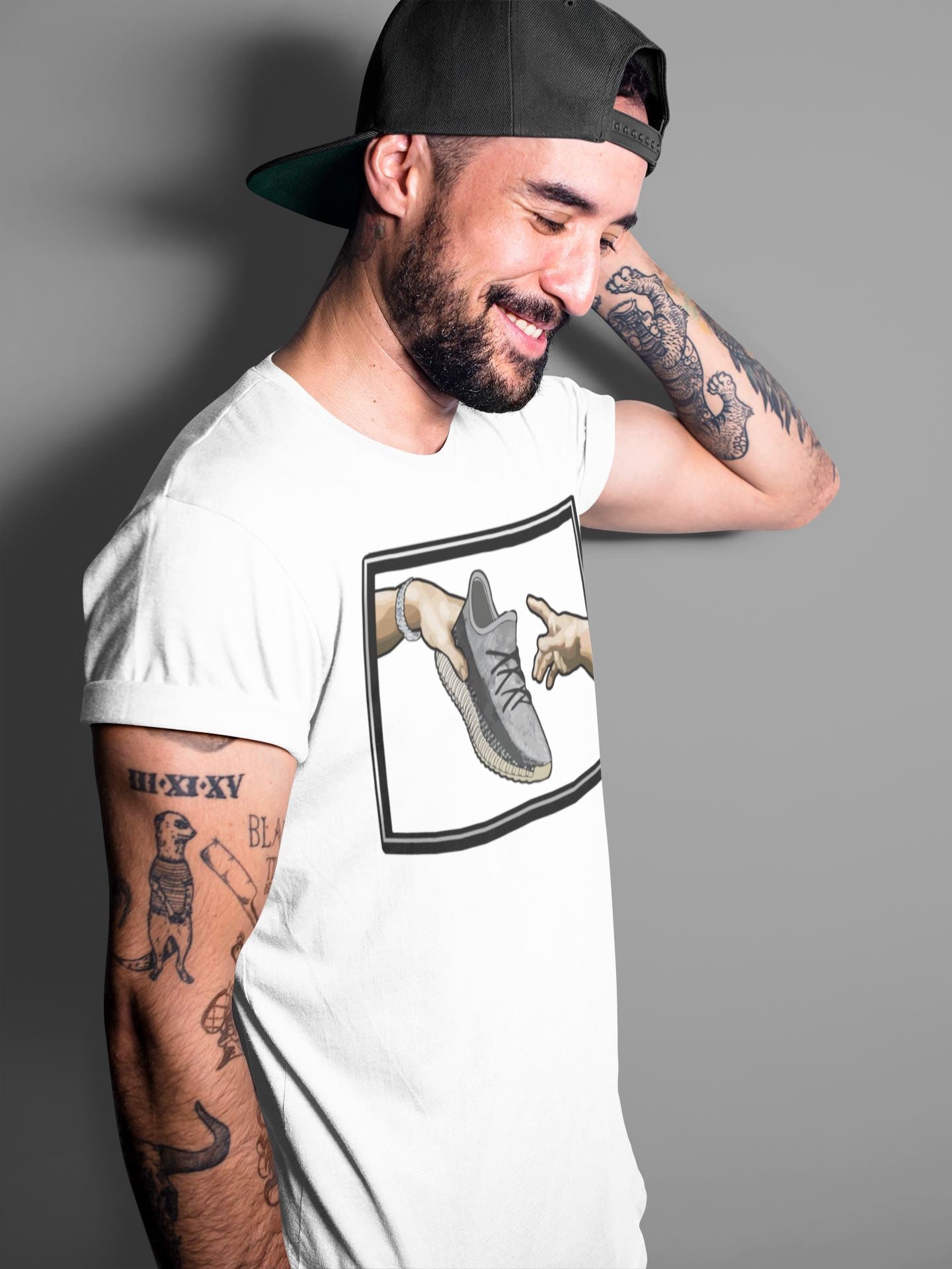 Adam's Creation Unisex Tops - Yeezy 350 Carbon Asriel
