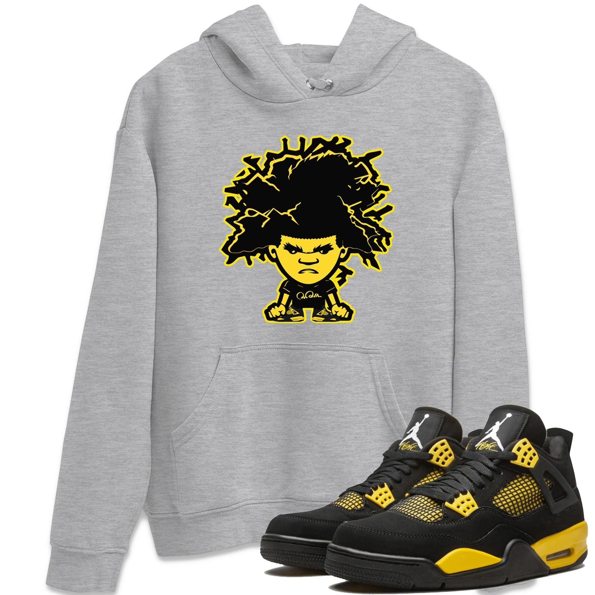 Afro Boy Unisex Tops - Air Jordan 4 Thunder