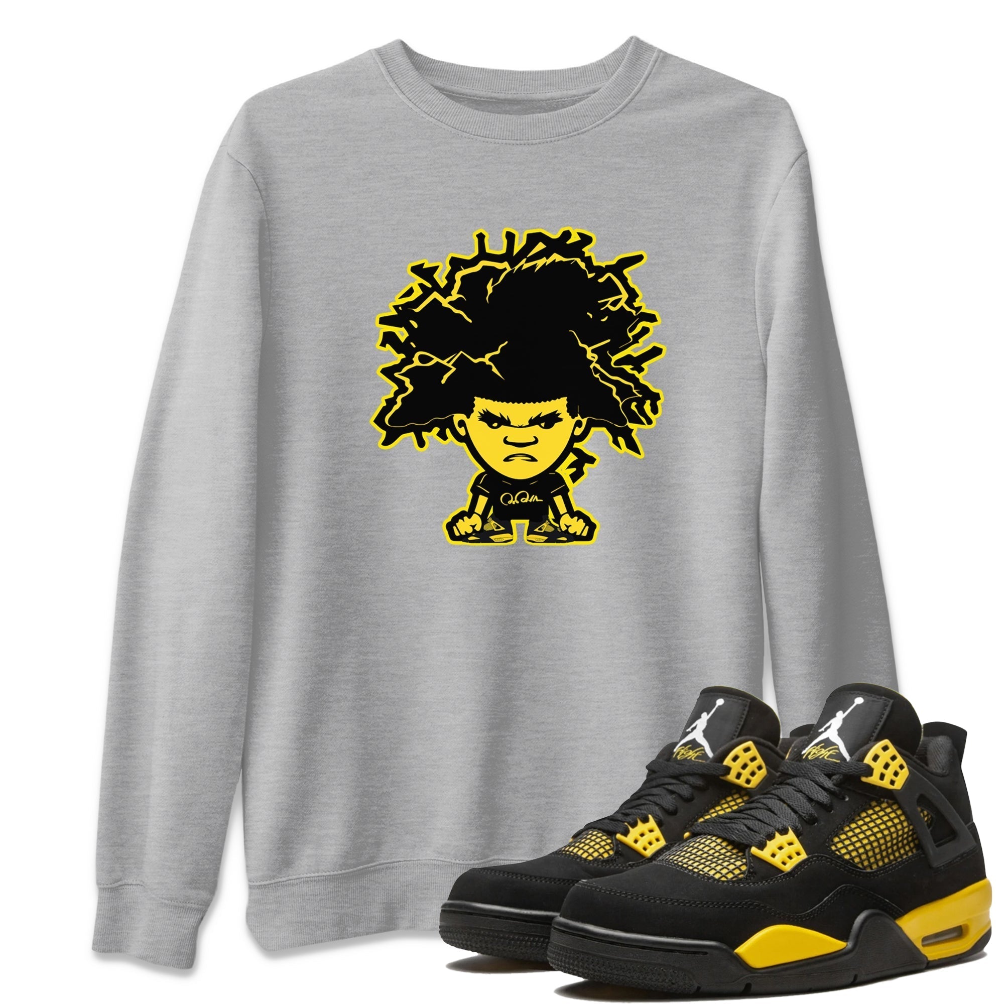 Afro Boy Unisex Tops - Air Jordan 4 Thunder