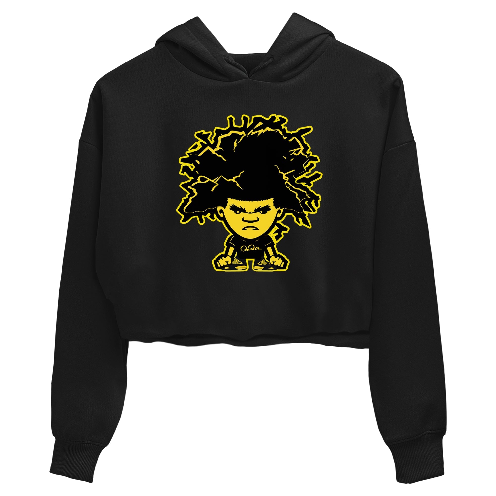 Afro Boy Women's Tops - Air Jordan 4 Thunder