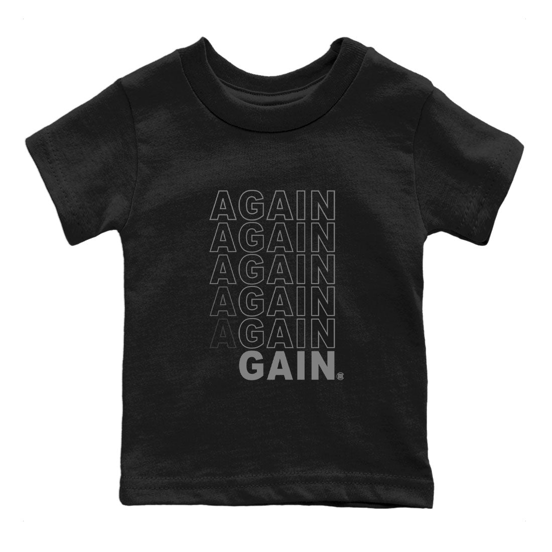 Again Gain snkmatch Tee Kids - Air Jordan 4 Frozen Moments