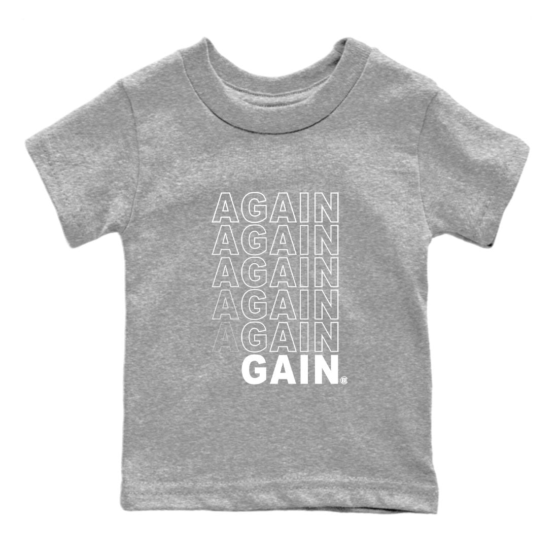 Again Gain snkmatch Tee Kids - Air Jordan 4 Frozen Moments