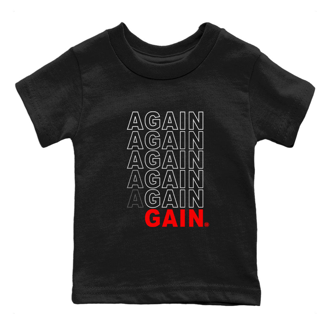 Again Gain snkmatch Tee Kids - Yeezy 350 Bred