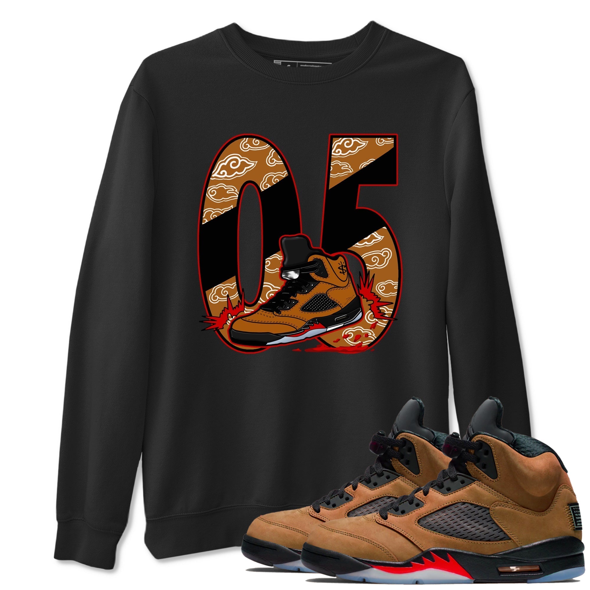 Aggressive Dribble snkmatch Tees - Air Jordan 5 Archaeo Brown