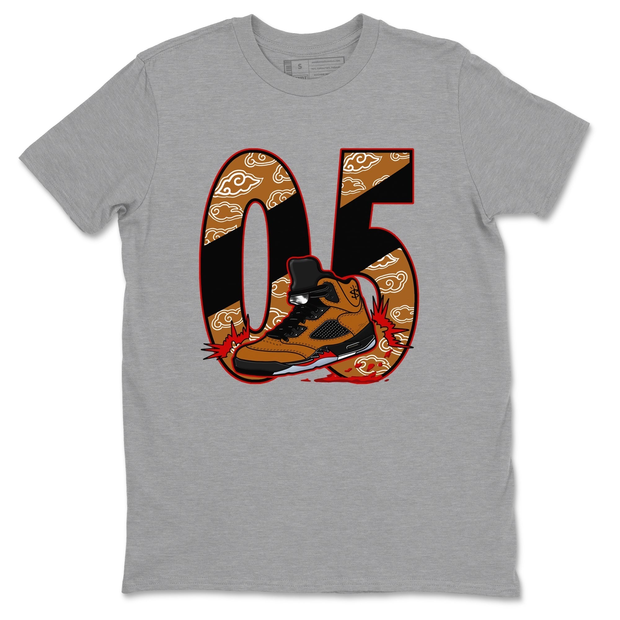 Aggressive Dribble snkmatch Tees - Air Jordan 5 Archaeo Brown