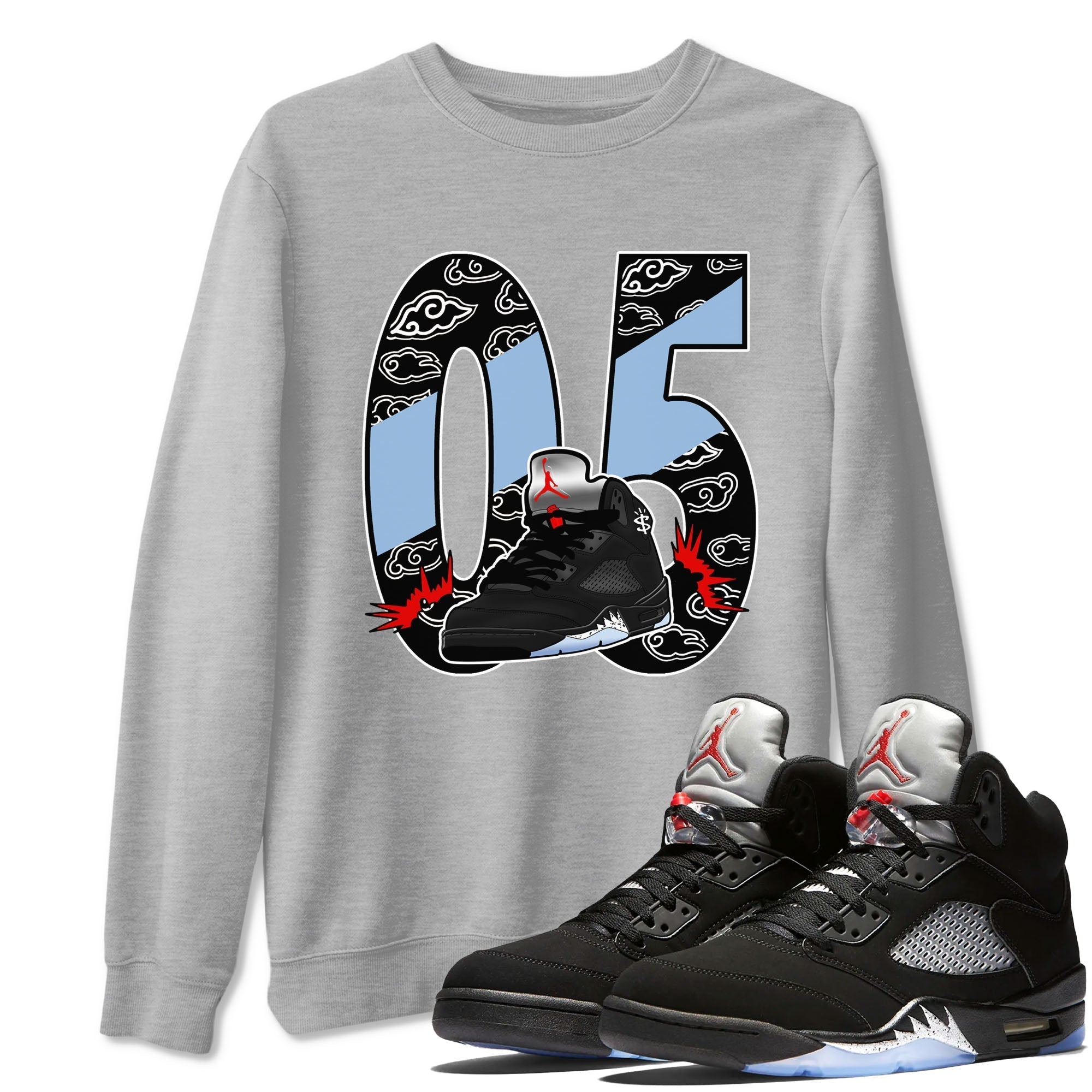 Aggressive Dribble snkmatch Tees - Air Jordan 5 Reimagined