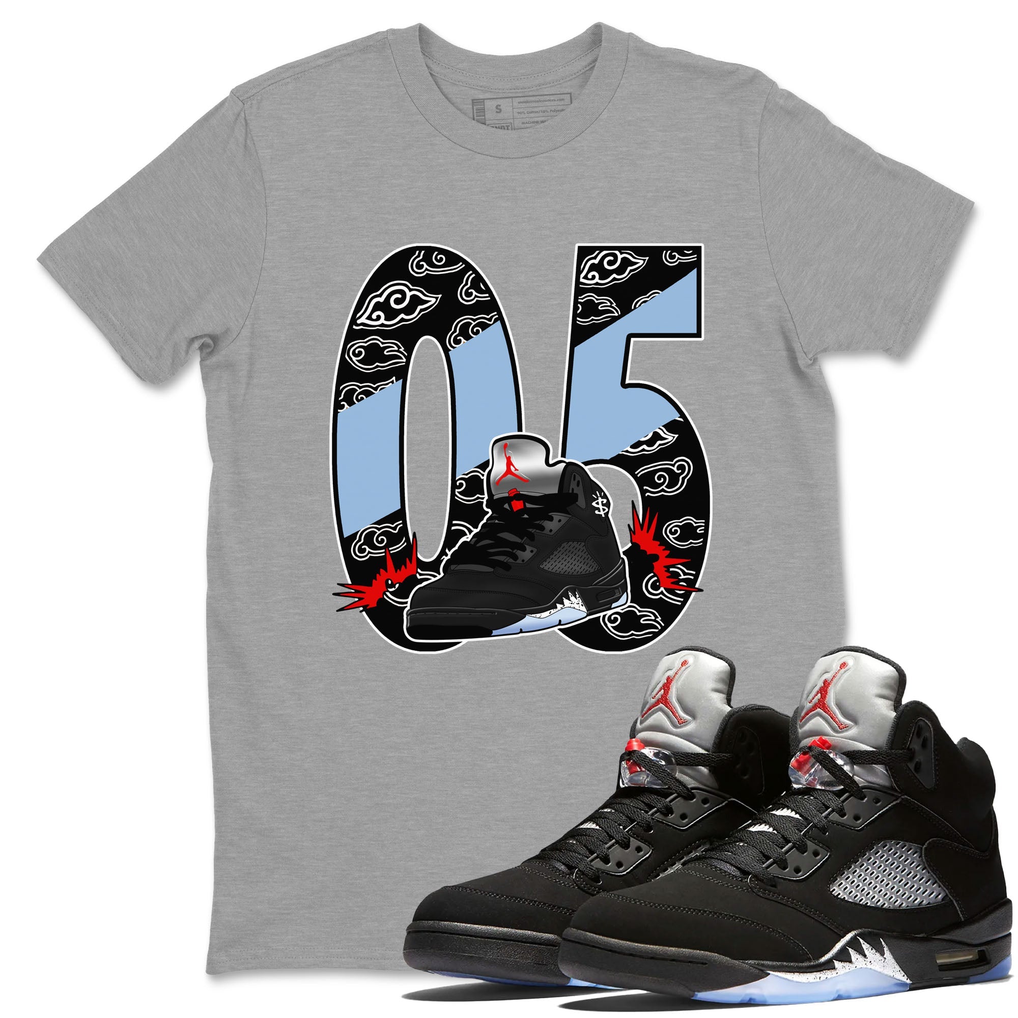 Aggressive Dribble snkmatch Tees - Air Jordan 5 Reimagined