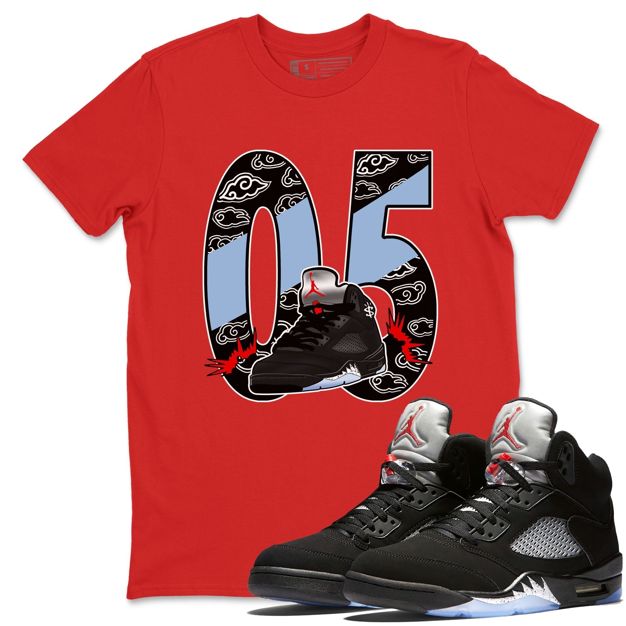 Aggressive Dribble snkmatch Tees - Air Jordan 5 Reimagined