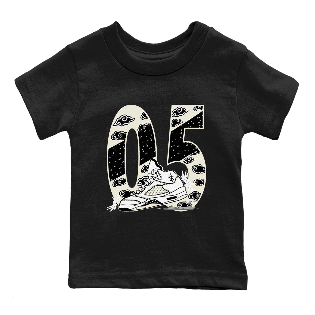 Aggressive Dribble snkmatch Tees Kids - Air Jordan 5 Sail