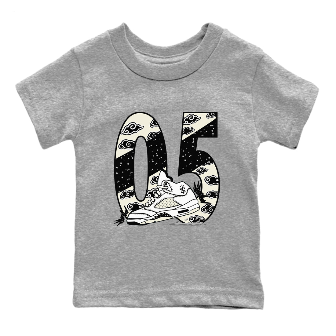 Aggressive Dribble snkmatch Tees Kids - Air Jordan 5 Sail