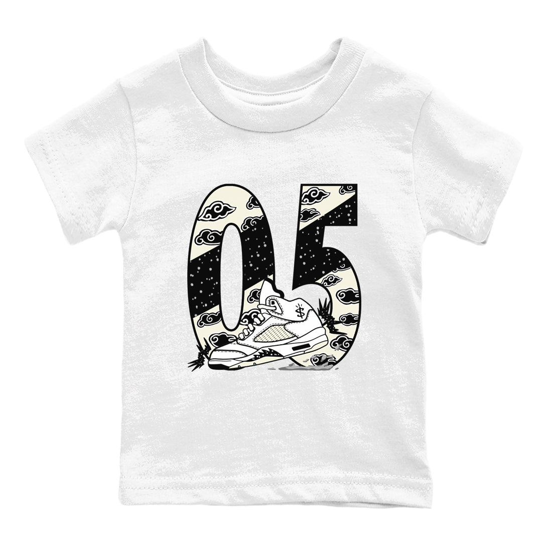 Aggressive Dribble snkmatch Tees Kids - Air Jordan 5 Sail