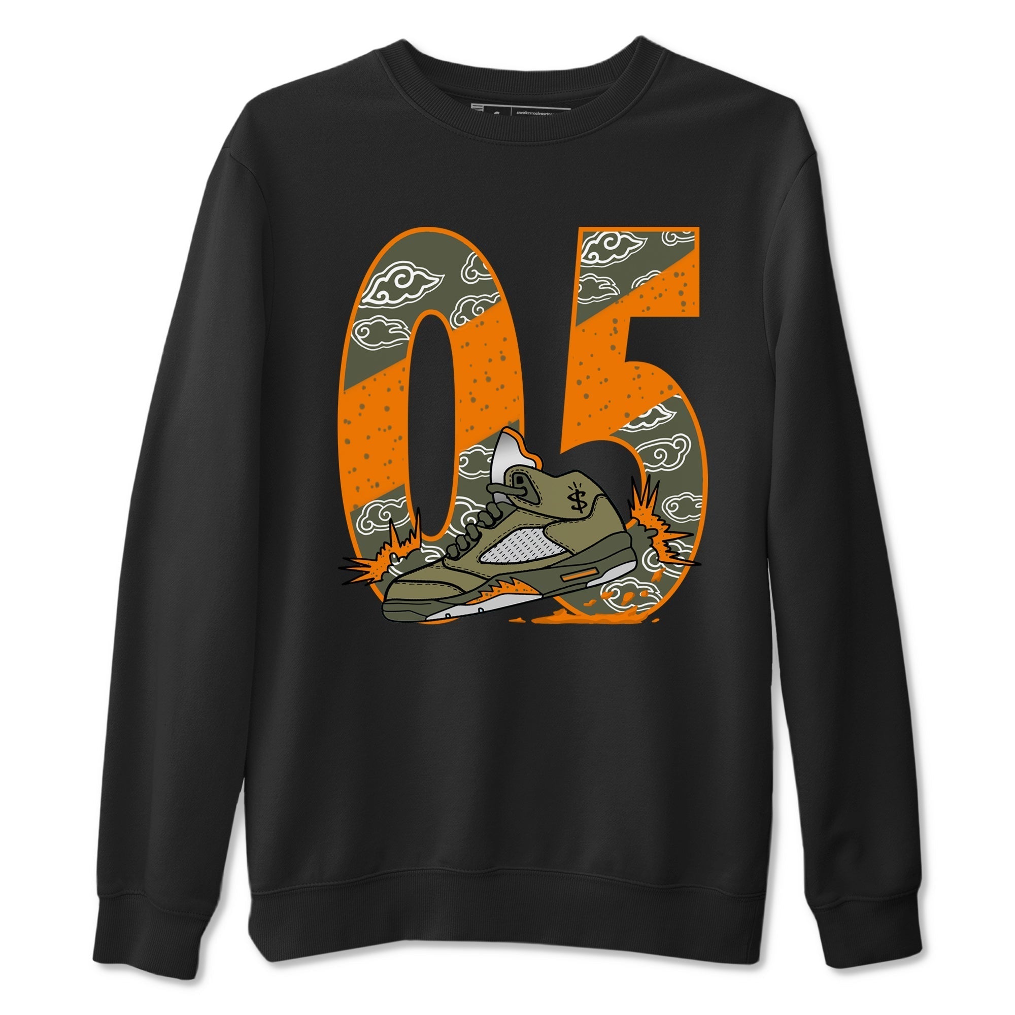 Aggressive Dribble snkmatch Tees - Air Jordan 5 Olive