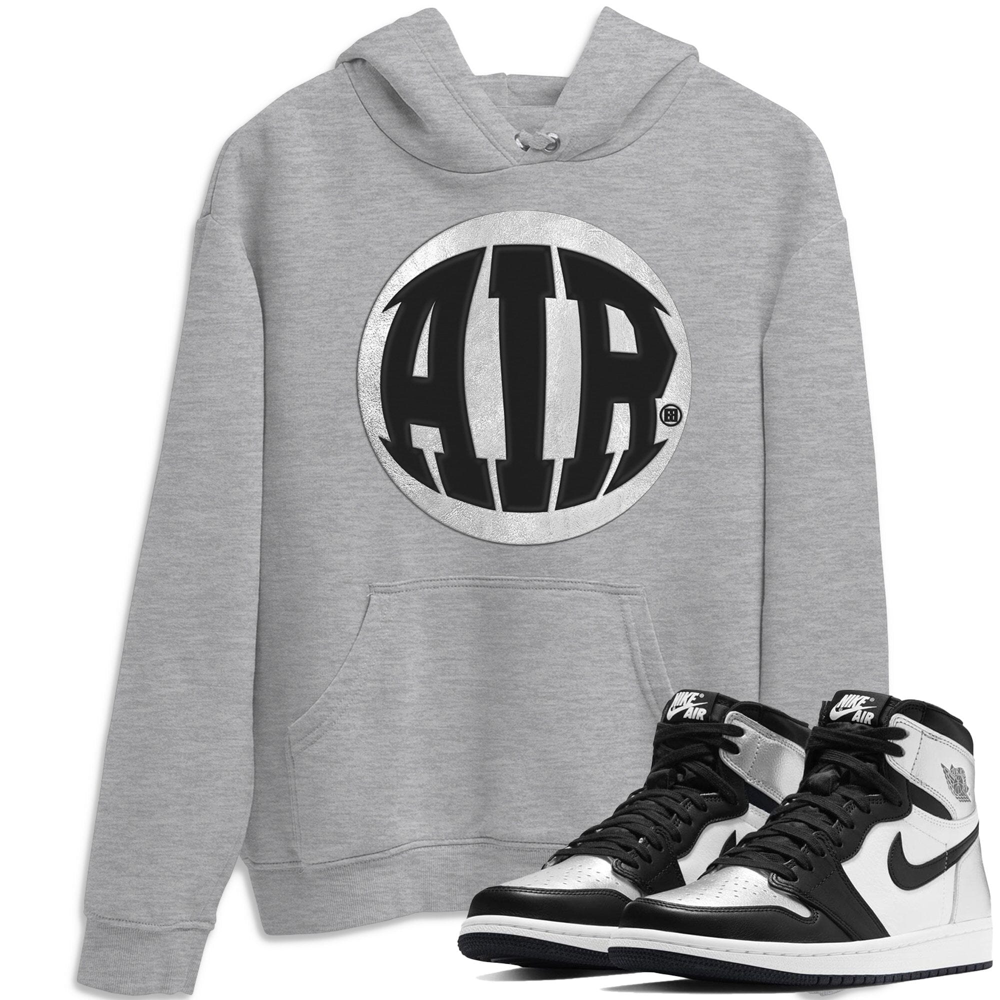 Air Unisex Tops - Air Jordan 1 Silver Toe