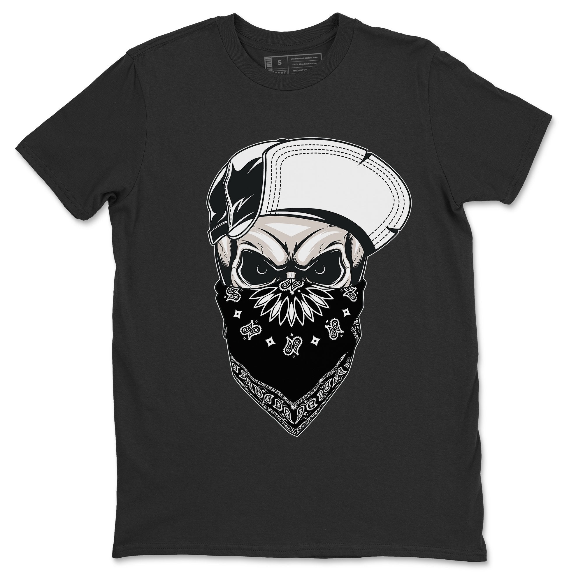 Skull Hat Unisex Tops - Air Jordan 1 Black White