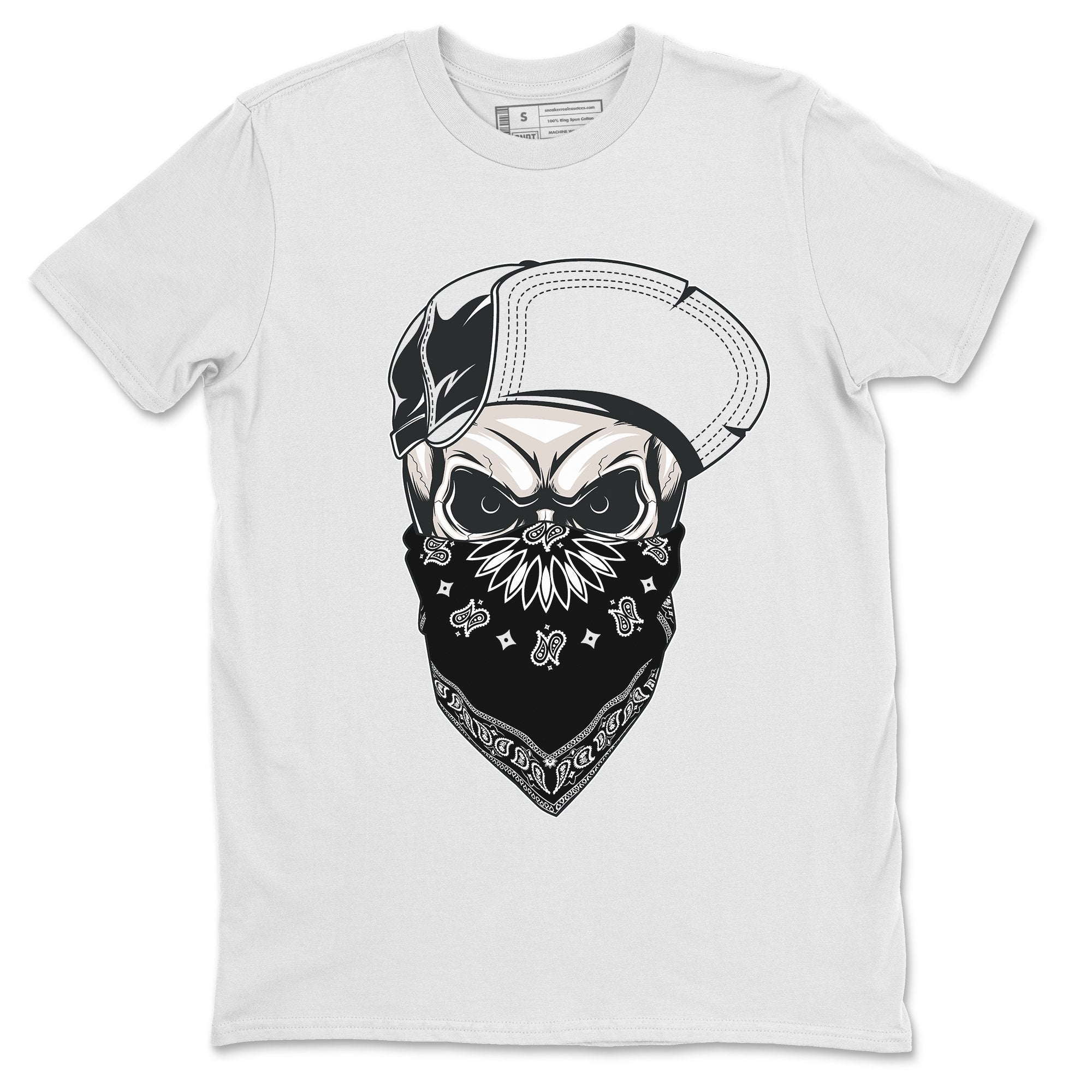 Skull Hat Unisex Tops - Air Jordan 1 Black White