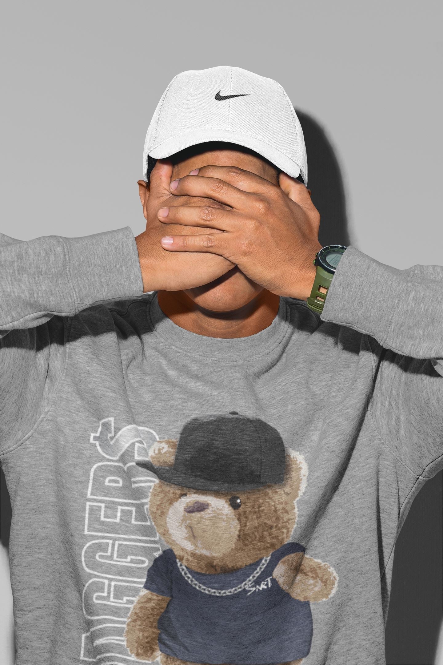 Bear Swaggers Unisex Tops - Air Jordan 1 Midnight Navy