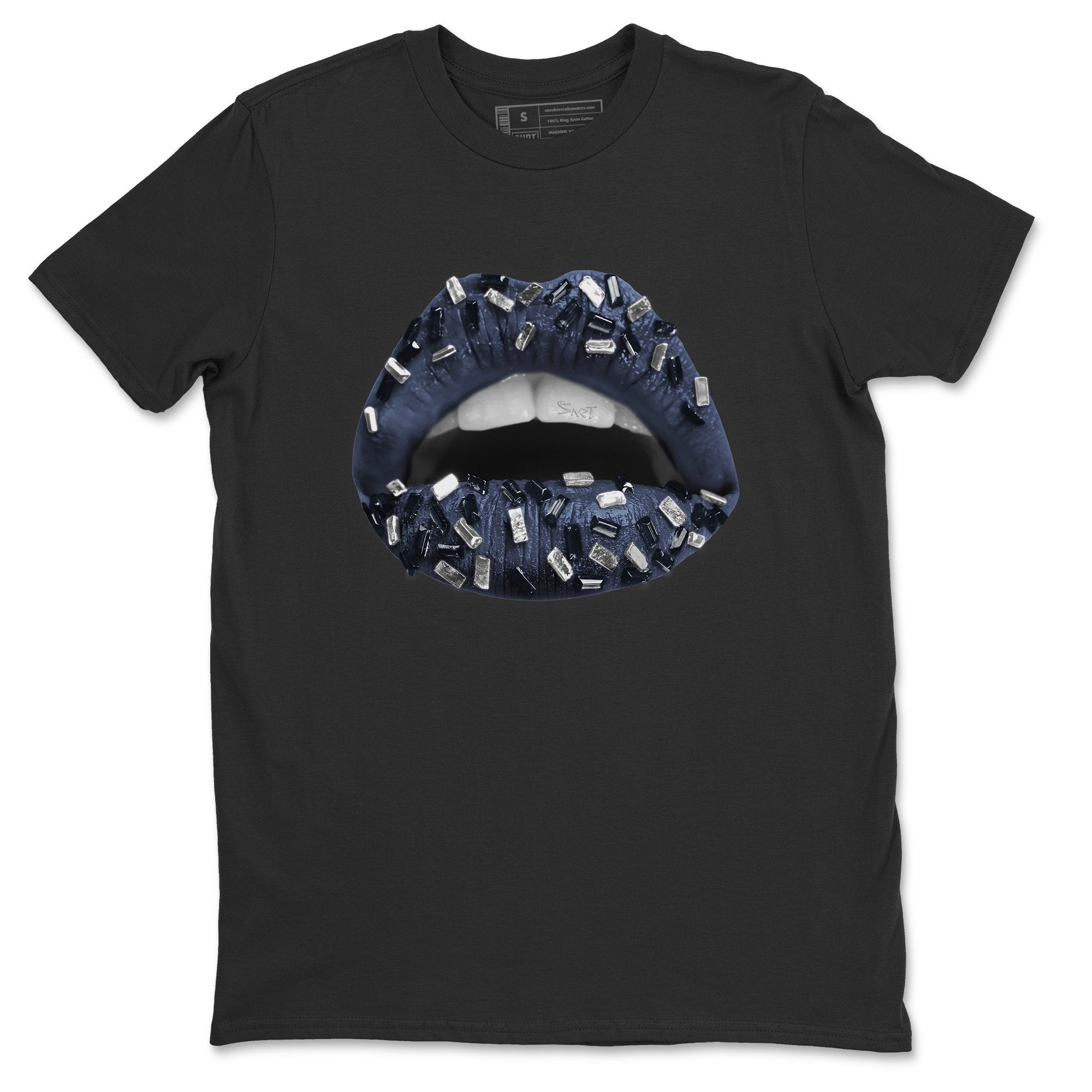 Lips Jewel Unisex Tops - Air Jordan 1 Midnight Navy