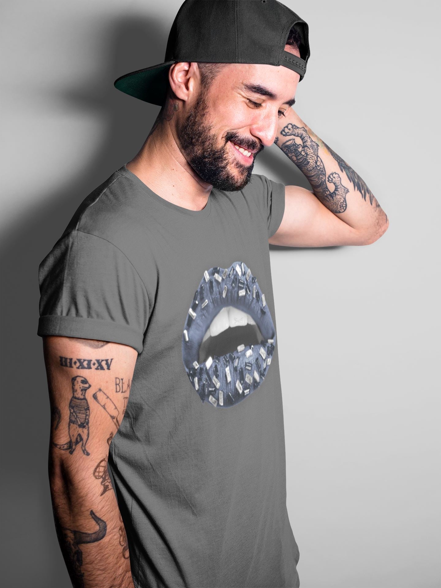 Lips Jewel Unisex Tops - Air Jordan 1 Midnight Navy