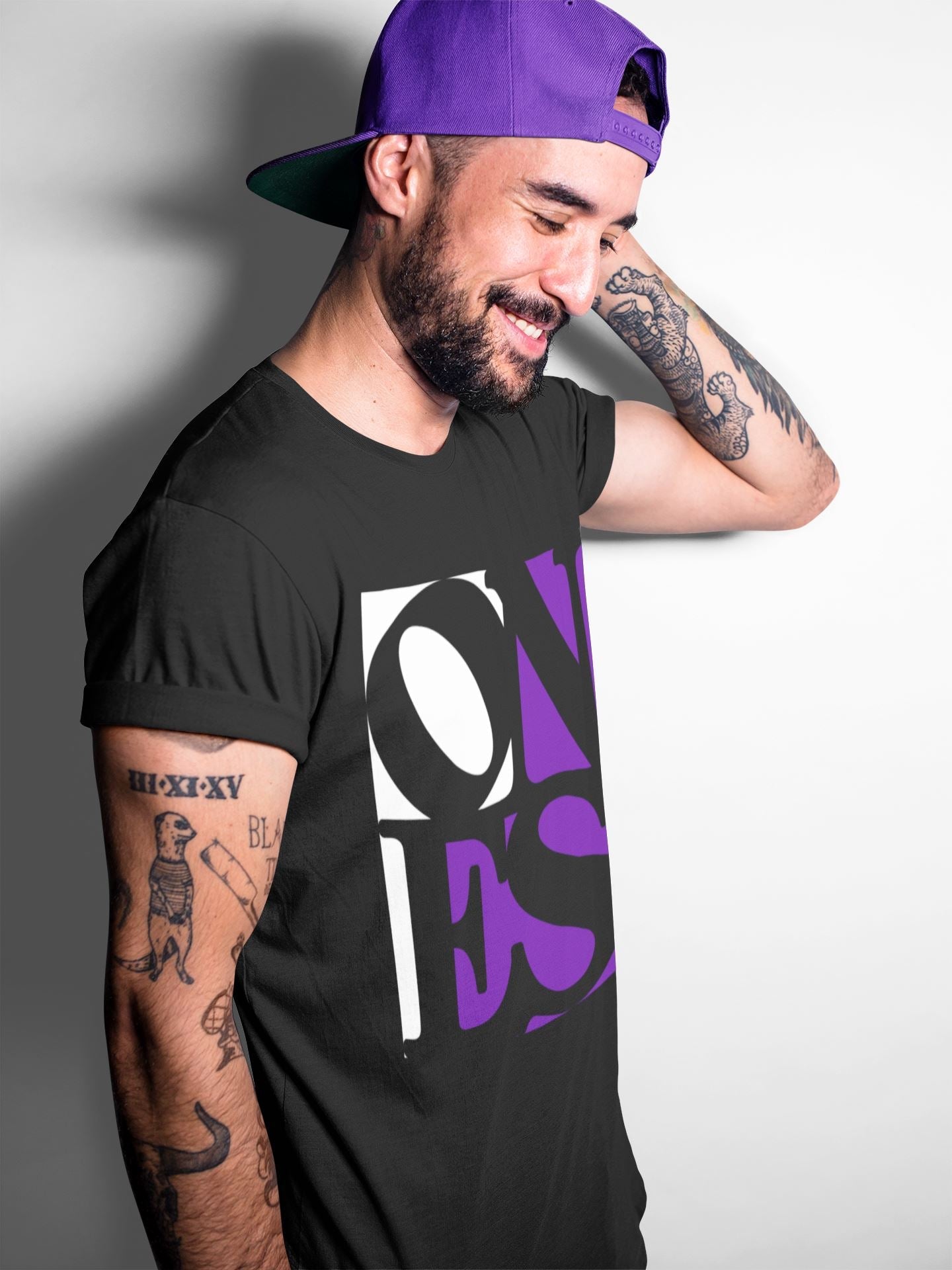 Ones Unisex Tops - Air Jordan 1 Court Purple