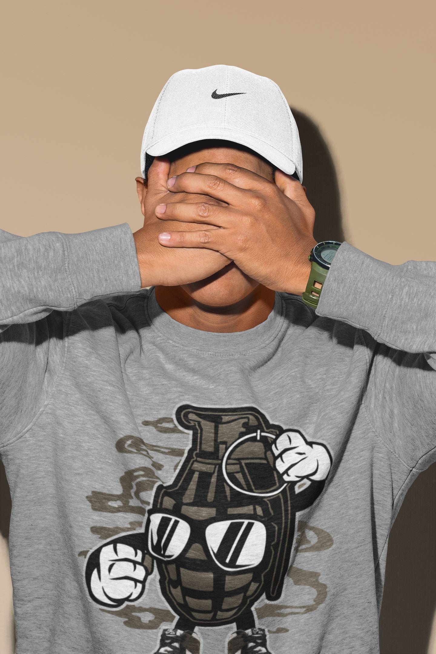 Grenade Unisex Tops - Air Jordan 1 Dark Mocha