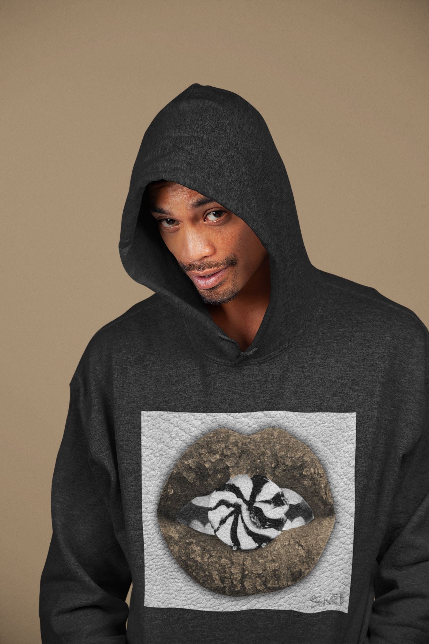 Lips Candy Unisex Tops - Air Jordan 1 Dark Mocha
