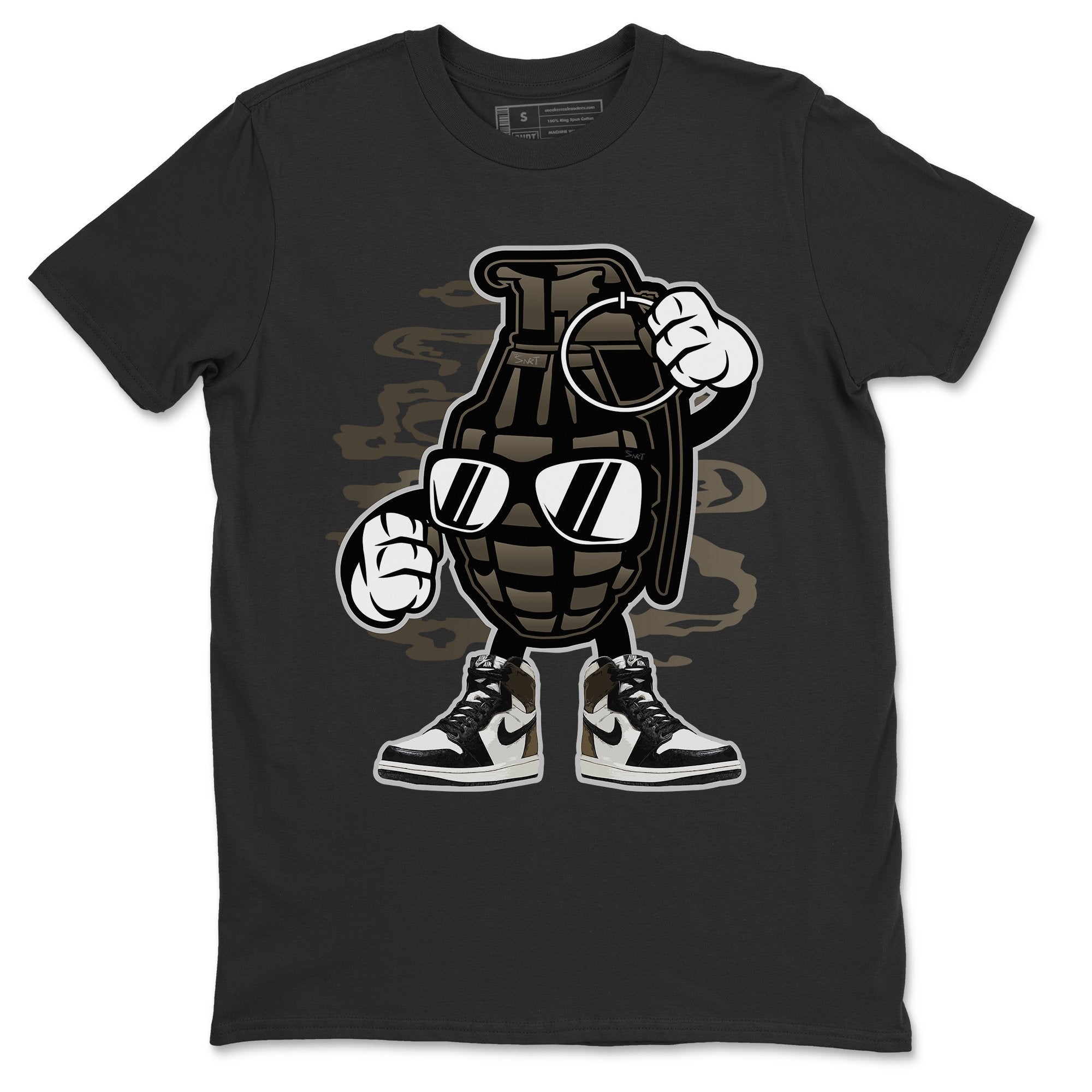 Grenade Unisex Tops - Air Jordan 1 Dark Mocha