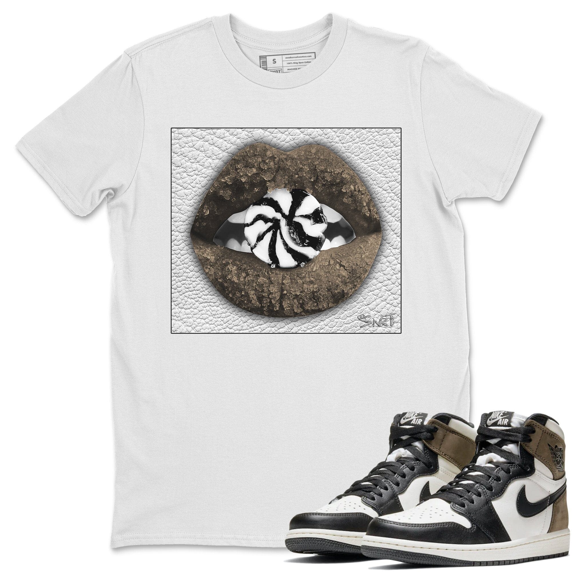 Lips Candy Unisex Tops - Air Jordan 1 Dark Mocha