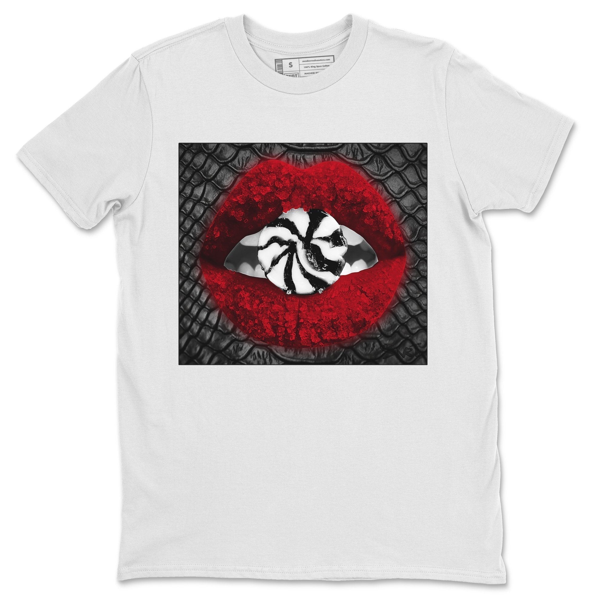 Lips Candy Unisex Tops - Air Jordan 1 Satin Red
