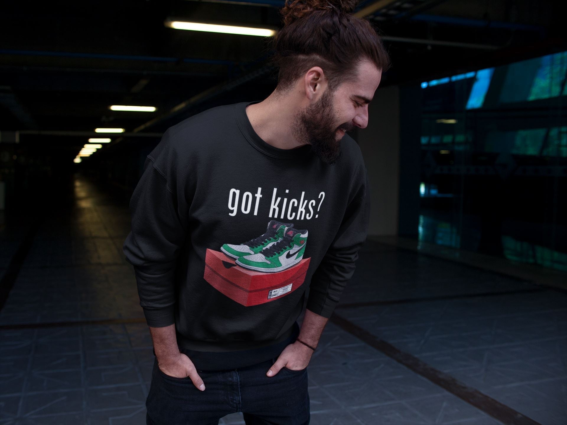 Got Kicks Unisex Tops - Air Jordan 1 Lucky Green