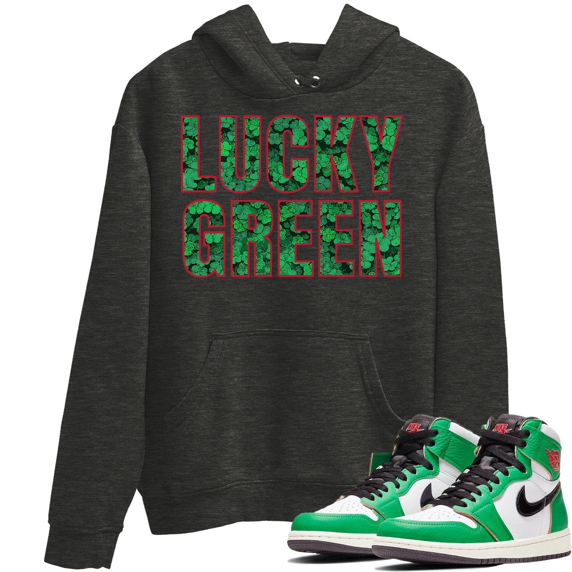 Lucky Green Unisex Tops - Air Jordan 1 Lucky Green