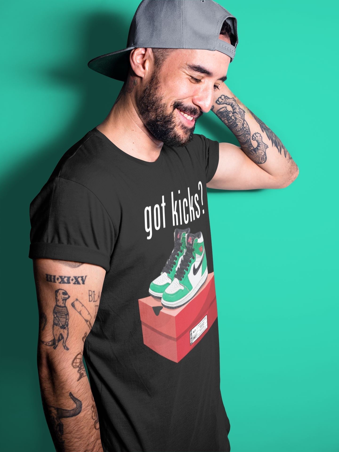 Got Kicks Unisex Tops - Air Jordan 1 Lucky Green
