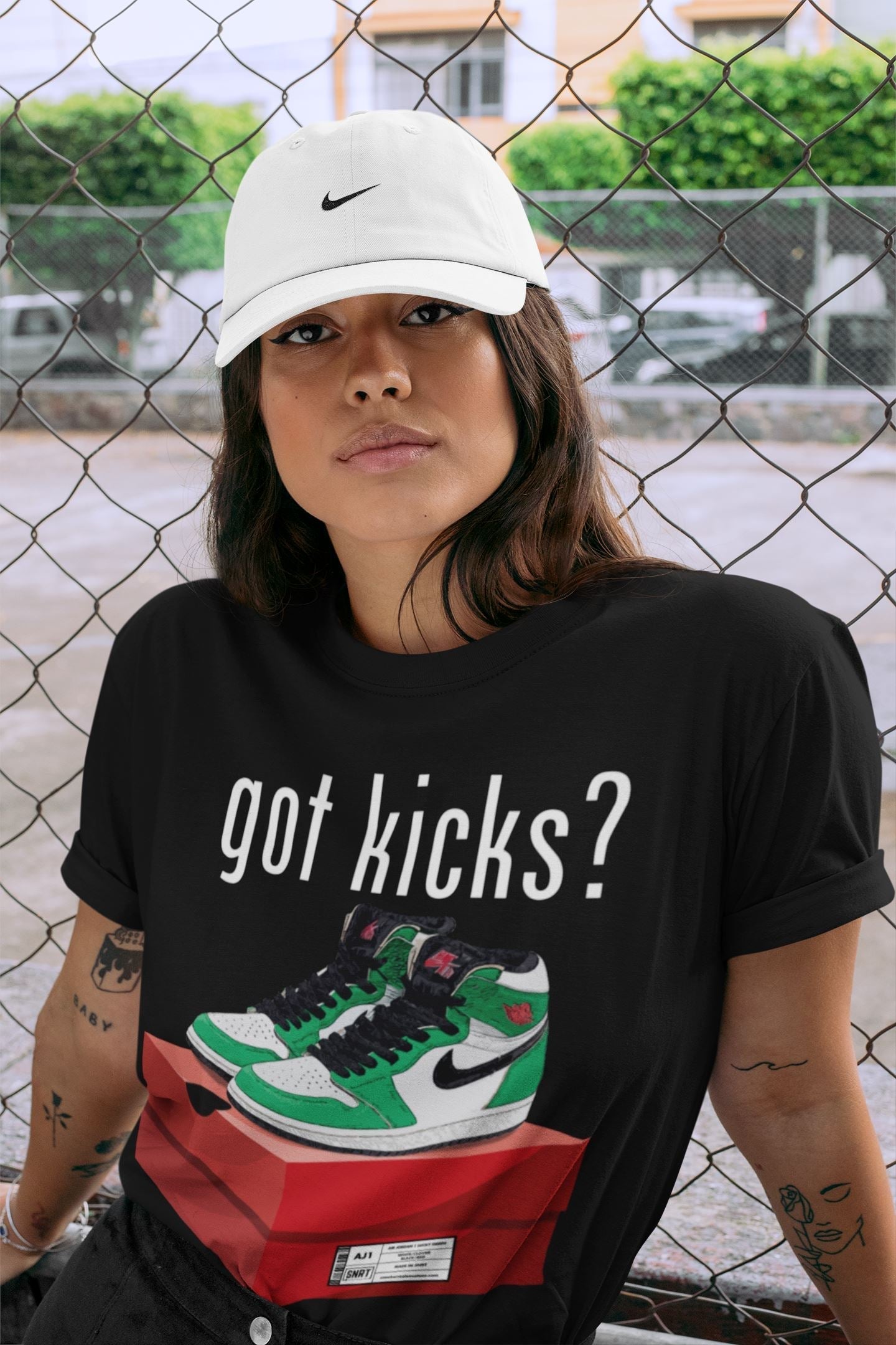 Got Kicks Unisex Tops - Air Jordan 1 Lucky Green
