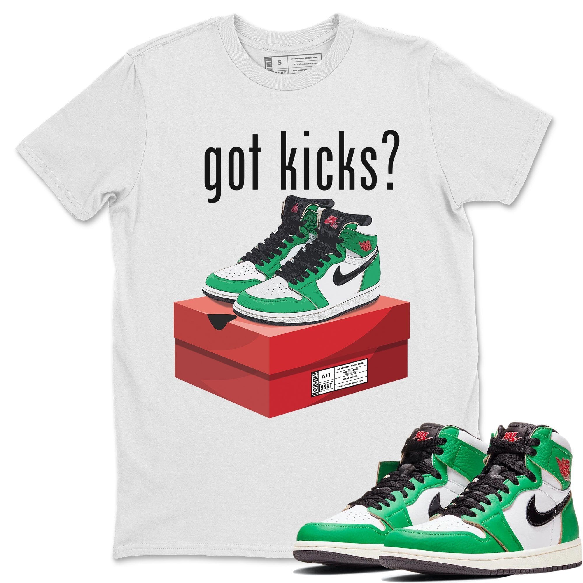 Got Kicks Unisex Tops - Air Jordan 1 Lucky Green