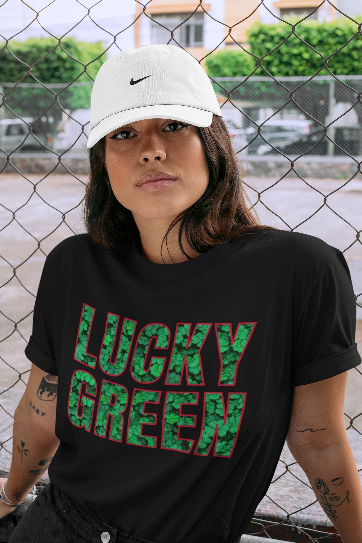 Lucky Green Unisex Tops - Air Jordan 1 Lucky Green