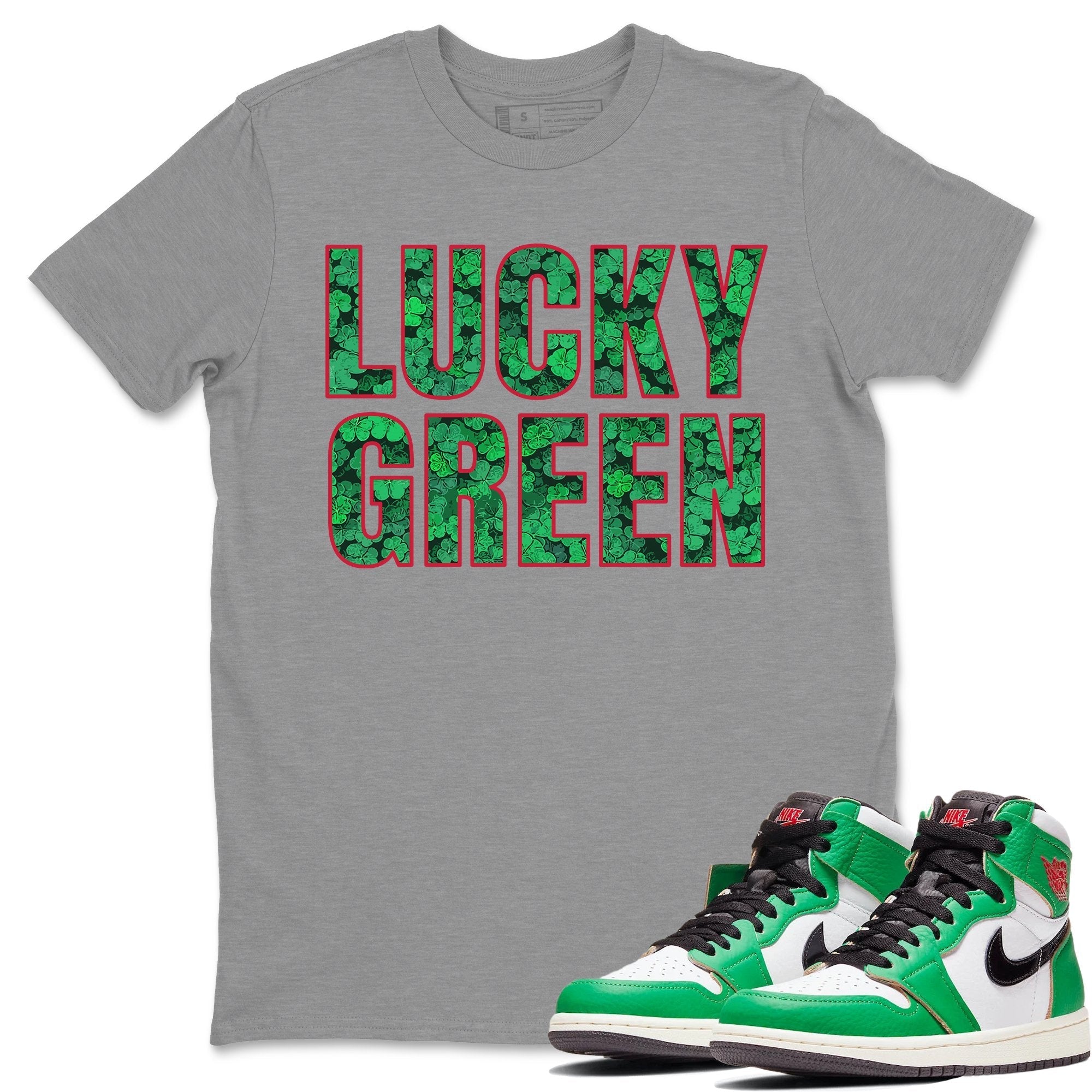 Lucky Green Unisex Tops - Air Jordan 1 Lucky Green