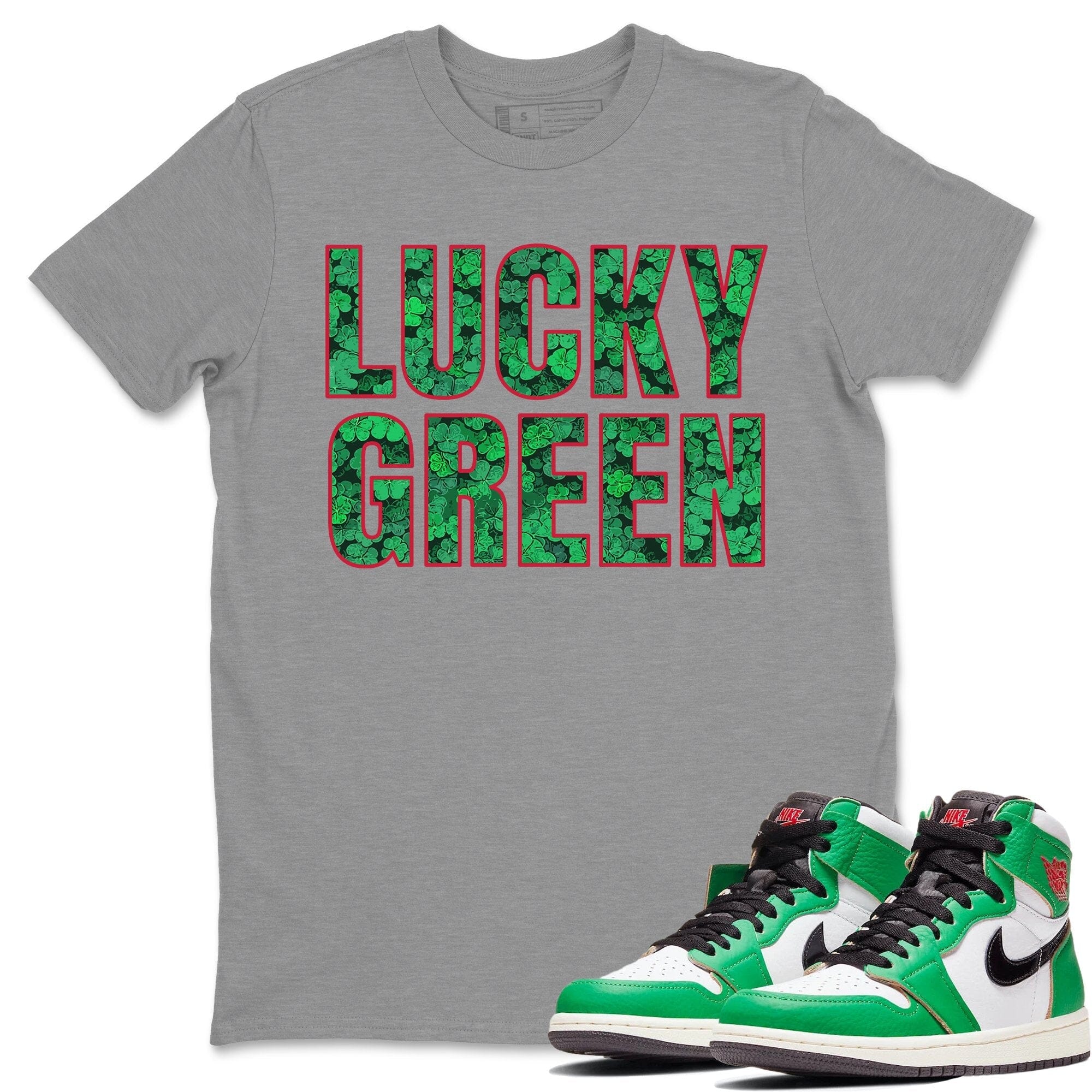 Lucky Green Unisex Tops - Air Jordan 1 Lucky Green