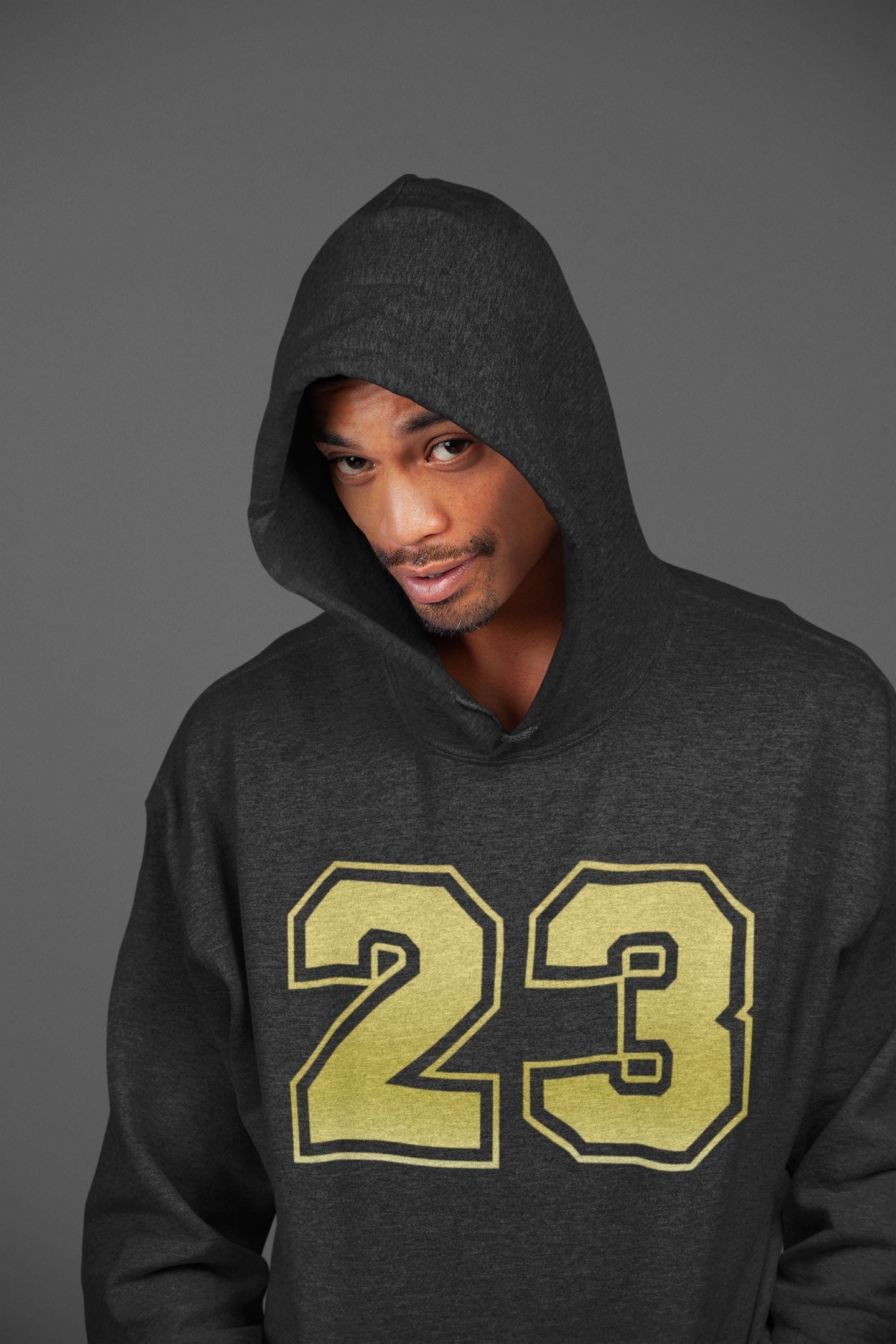 Number 23 Unisex Tops - Air Jordan 1 Metallic Gold