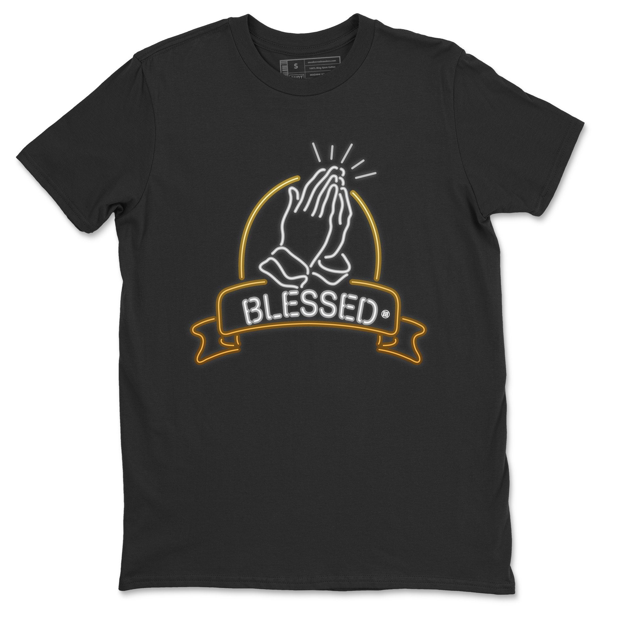 Blessed Unisex Tops - Air Jordan 1 Metallic Gold