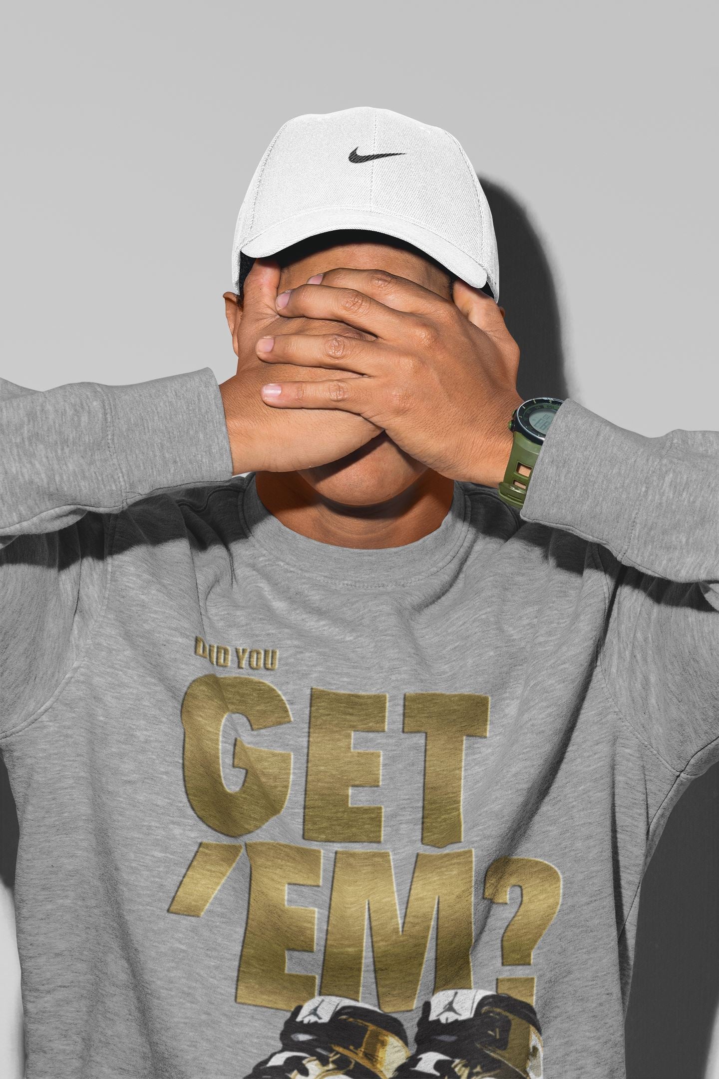 Did You Get 'Em Unisex Tops - Air Jordan 1 Metallic Gold