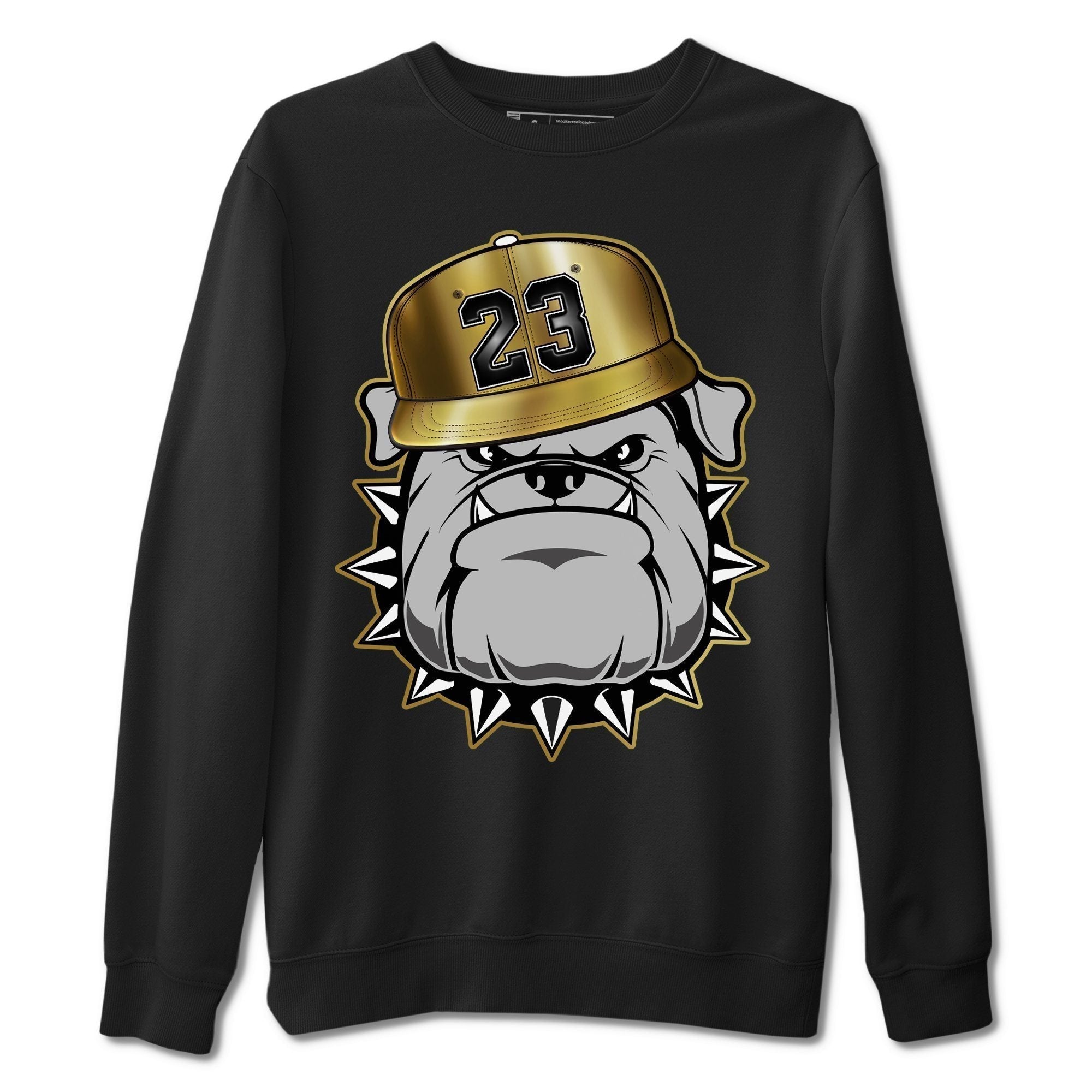 English Bulldog Unisex Tops - Air Jordan 1 Metallic Gold