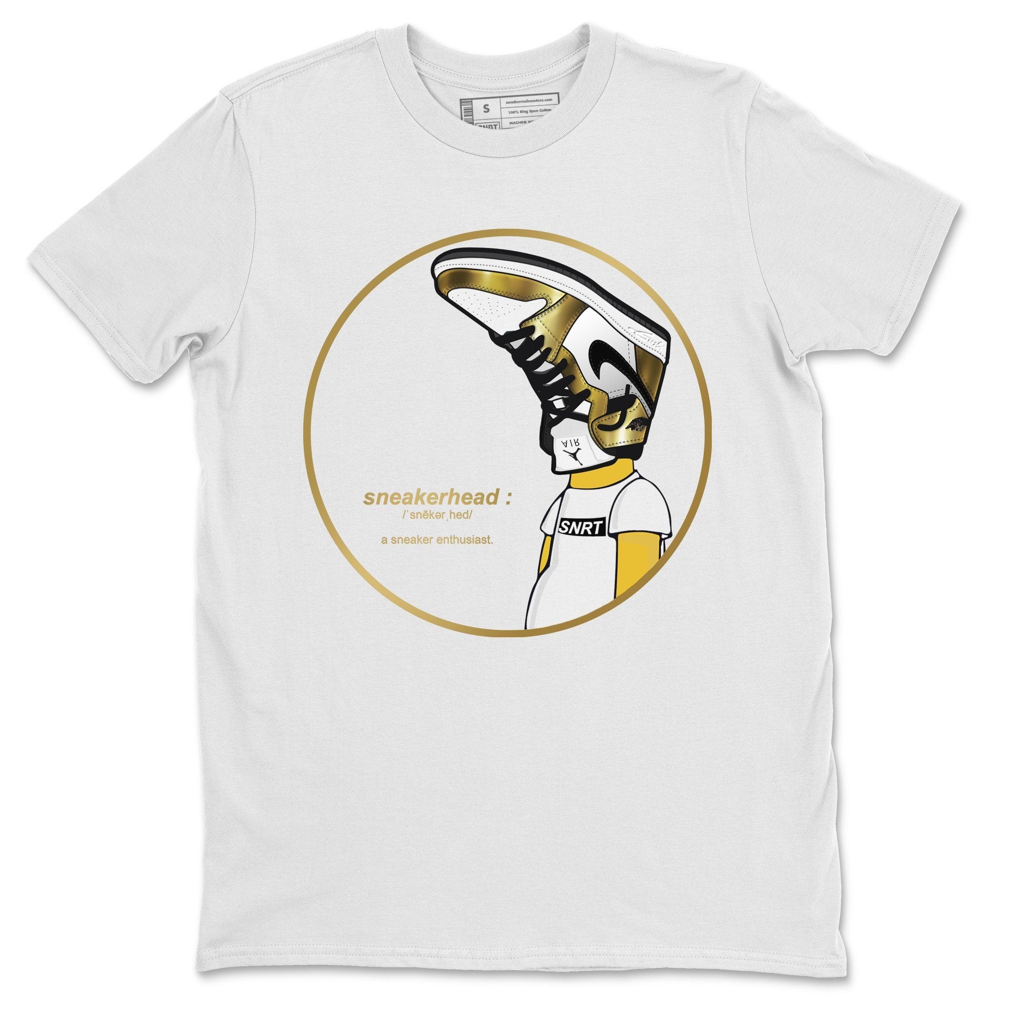 snkmatch Unisex Tops - Air Jordan 1 Metallic Gold