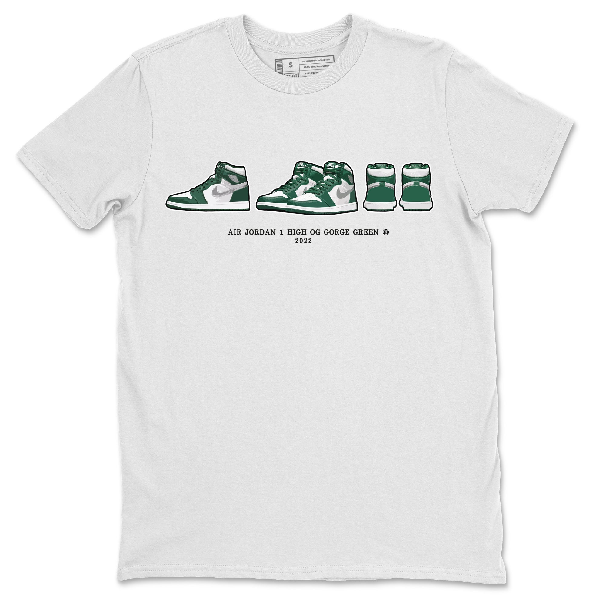 snkmatch Prelude Unisex Tops - Air Jordan 1 Gorge Green