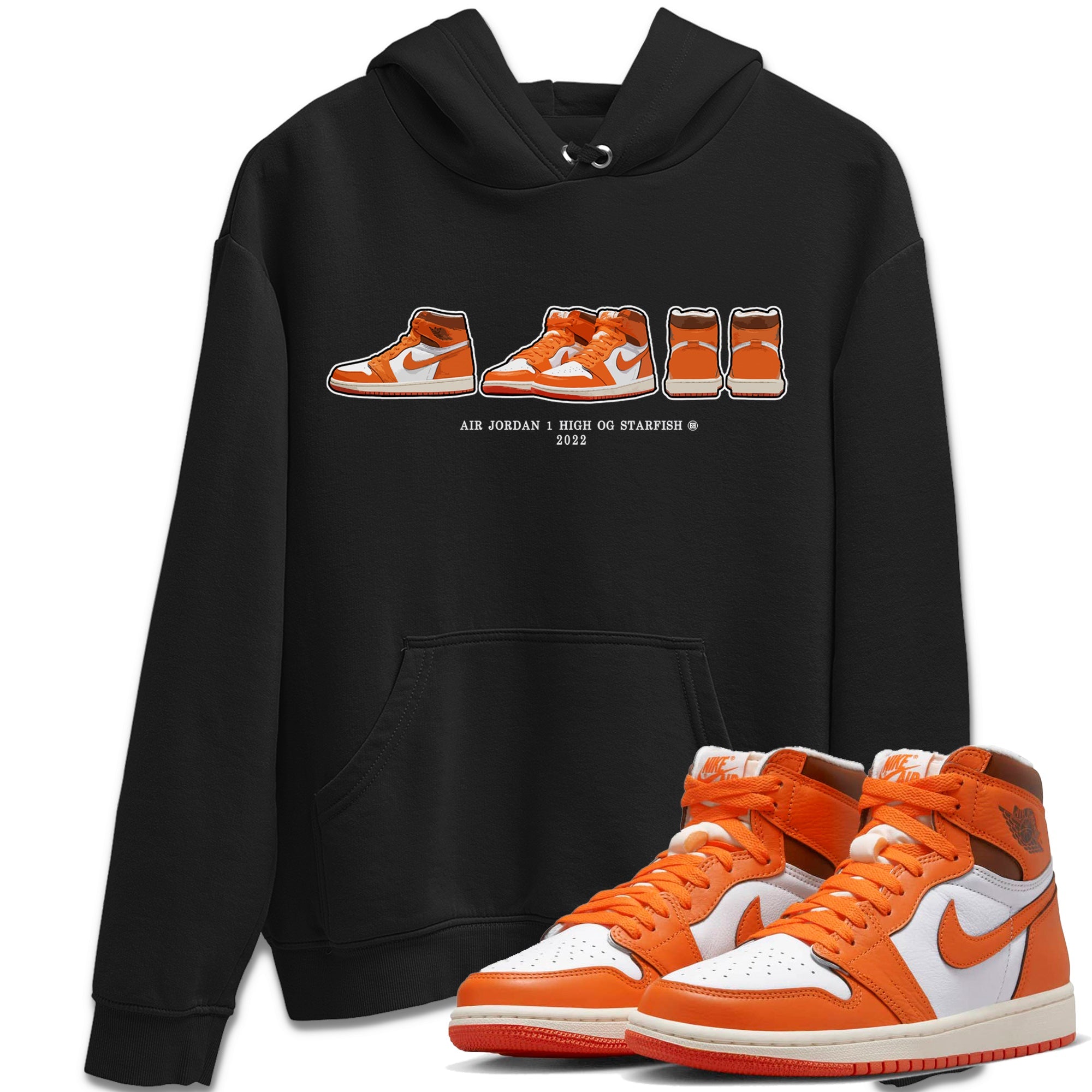 snkmatch Prelude Unisex Tops - Air Jordan 1 Starfish