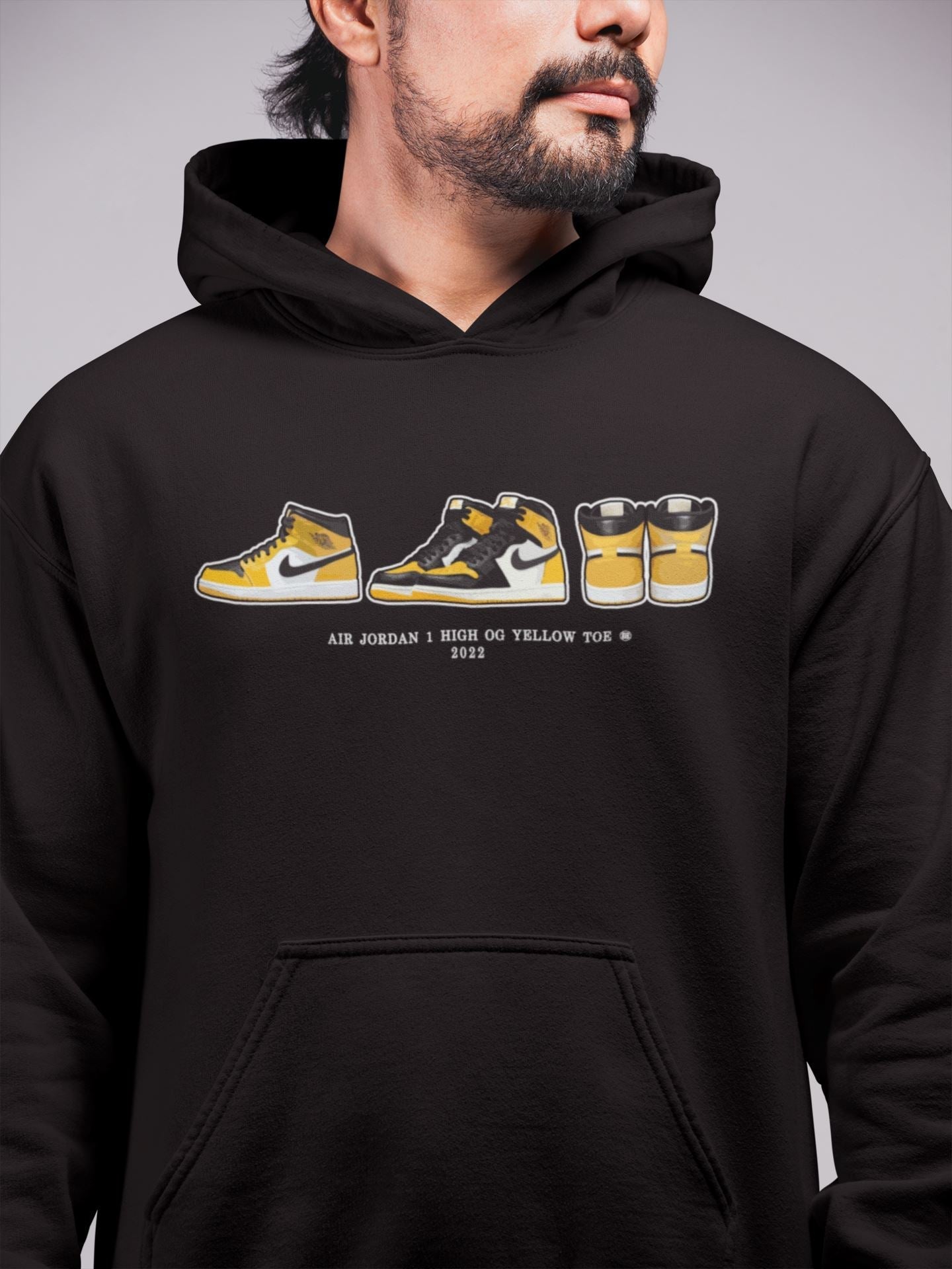 snkmatch Prelude Unisex Tops - Air Jordan 1 Yellow Toe